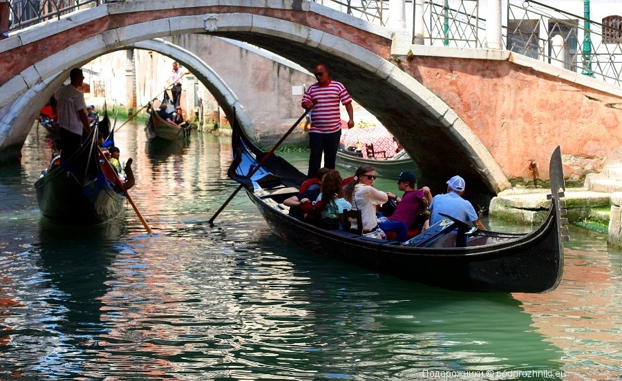 Венеция, гондолы