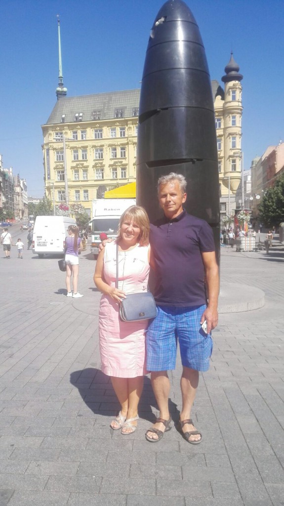 Наши туристы в Брно: Иван и Светлана из Санкт-Петербурга