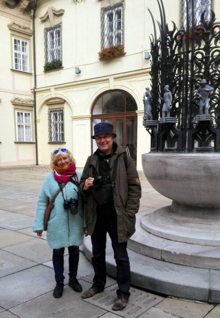 Наши туристы в Брно: Ольга и муж