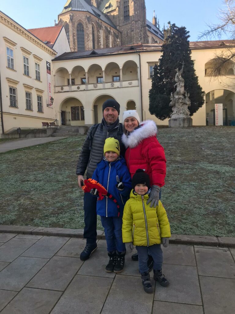 Наши туристы в Брно: Екатерина и семья из Москвы